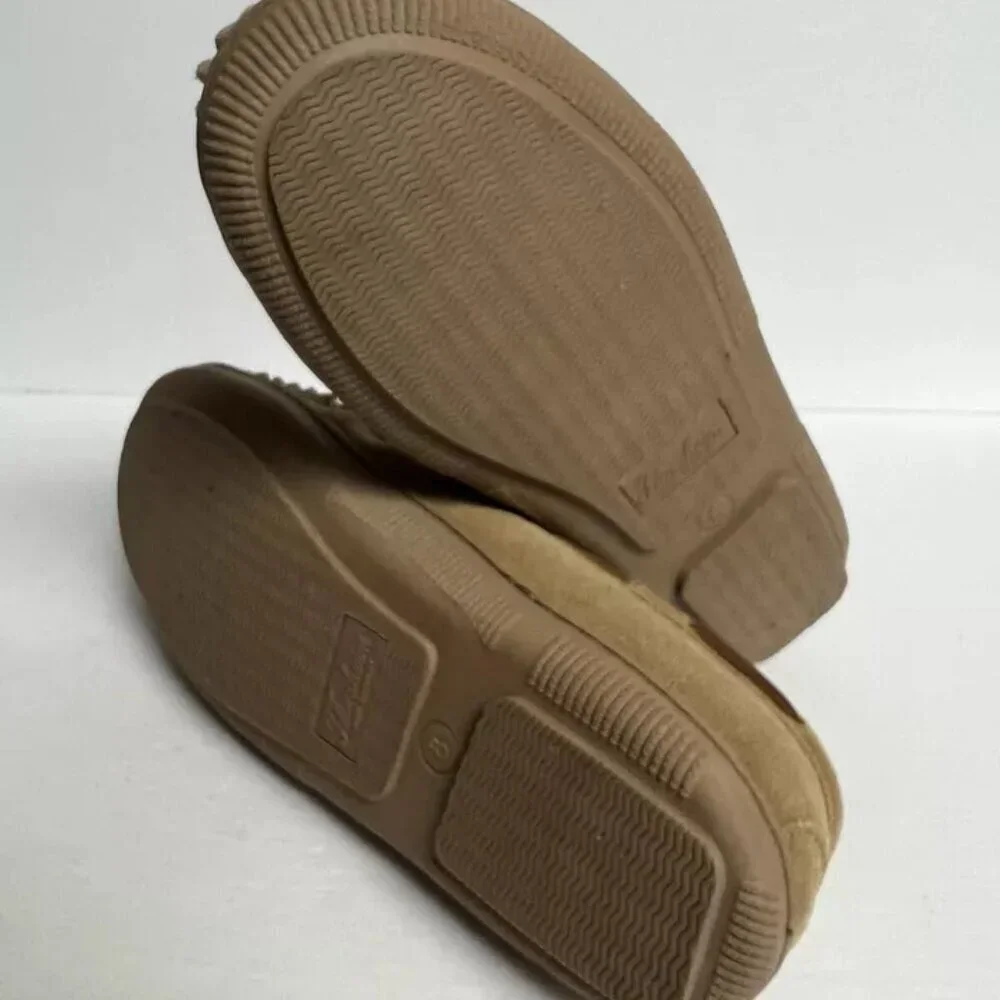 Florsheim Mens Cozzy Tie Slipper Sand Size 8 M